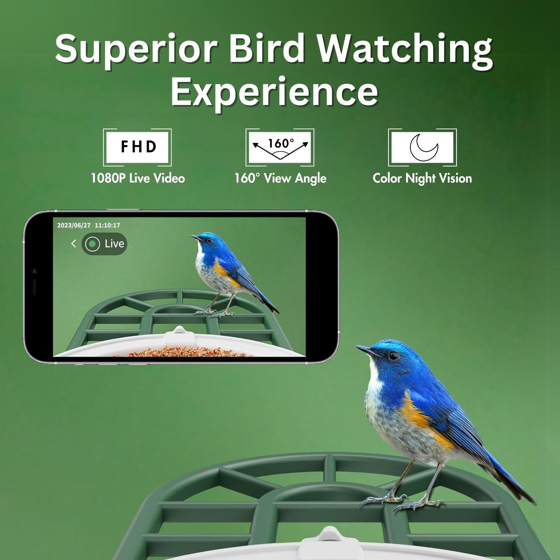 Bird Feeder - PawFurEver Smart Bird Feeder with Camera