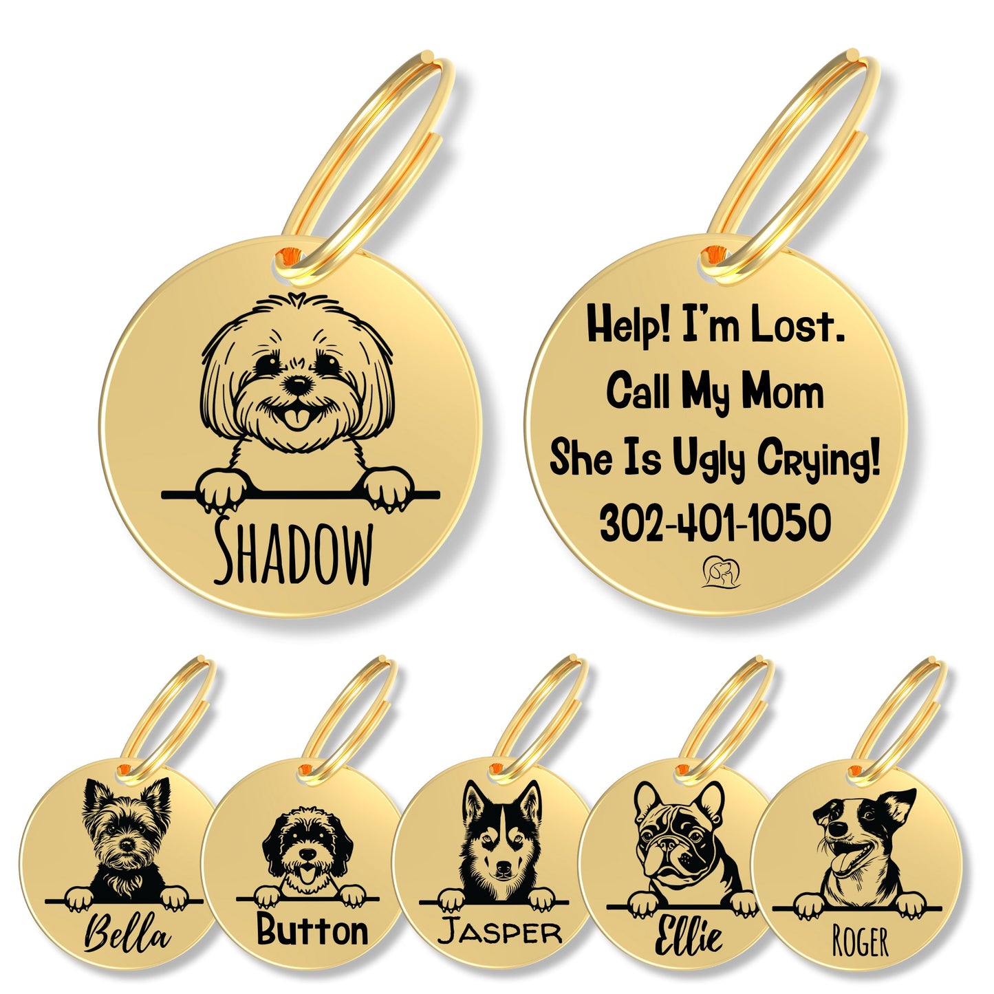 Breed Dog Tag - Personalized Breed Dog Tag (Bichon)
