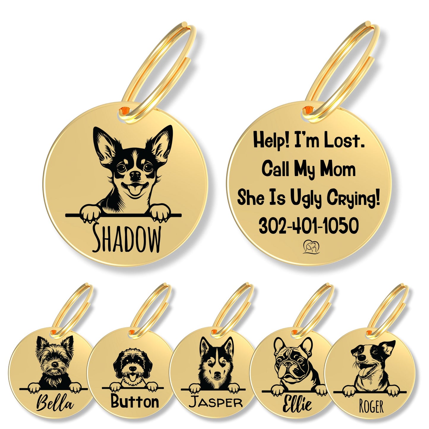 Breed Dog Tag - Personalized Breed Dog Tag (Chihuahua)