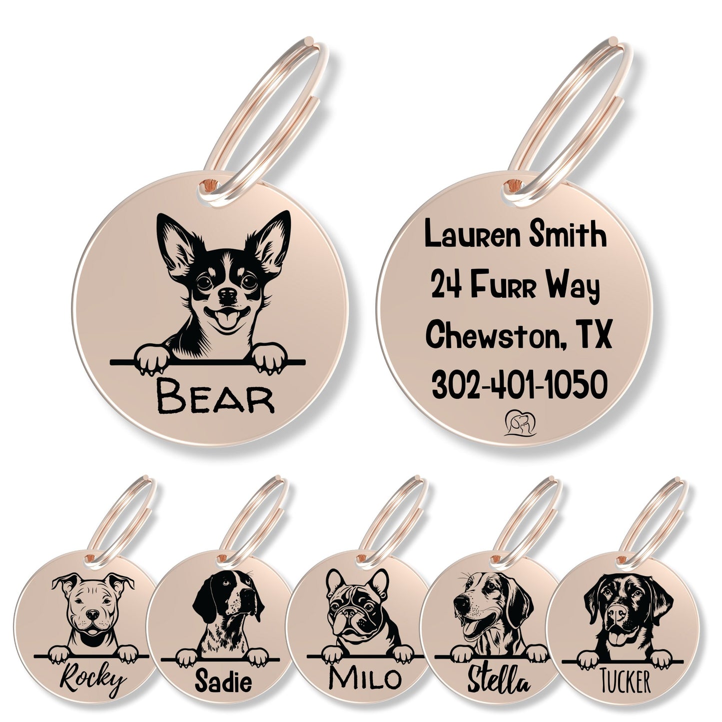 Breed Dog Tag - Personalized Breed Dog Tag (Chihuahua)