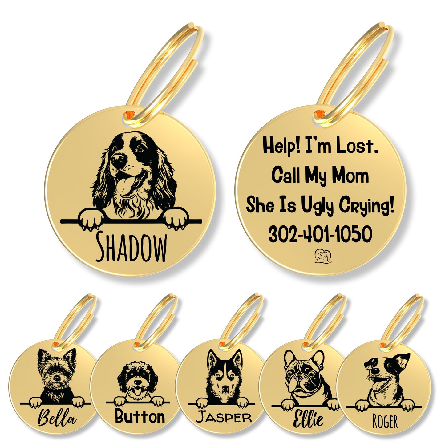 Breed Dog Tag - Personalized Breed Dog Tag (Cockerspaniel)