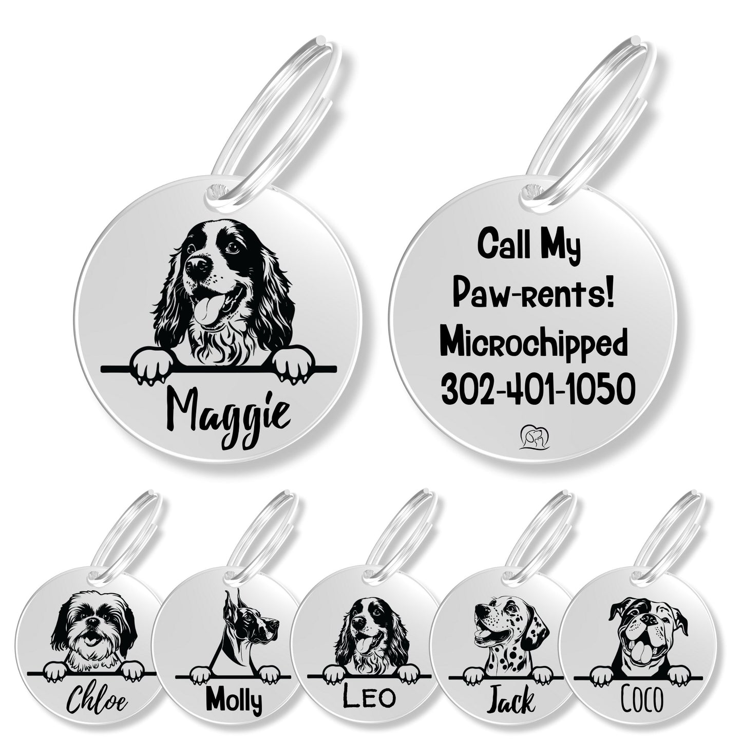 Breed Dog Tag - Personalized Breed Dog Tag (Cockerspaniel)