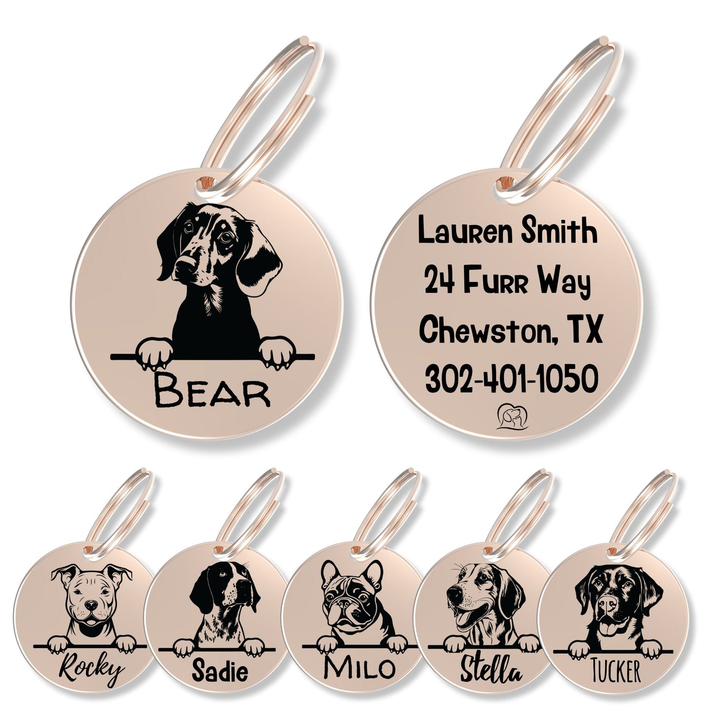 Breed Dog Tag - Personalized Breed Dog Tag (Dachshund)