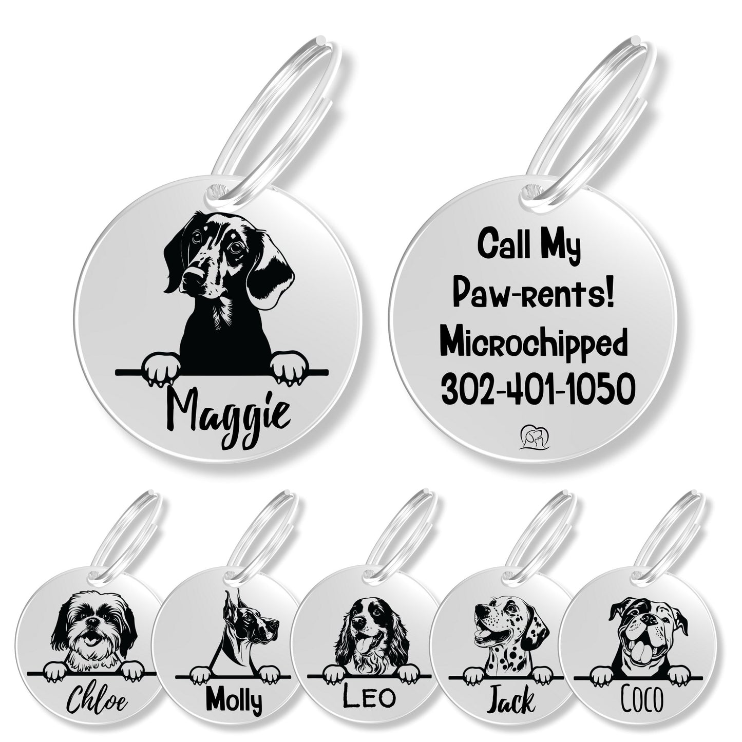 Breed Dog Tag - Personalized Breed Dog Tag (Dachshund)