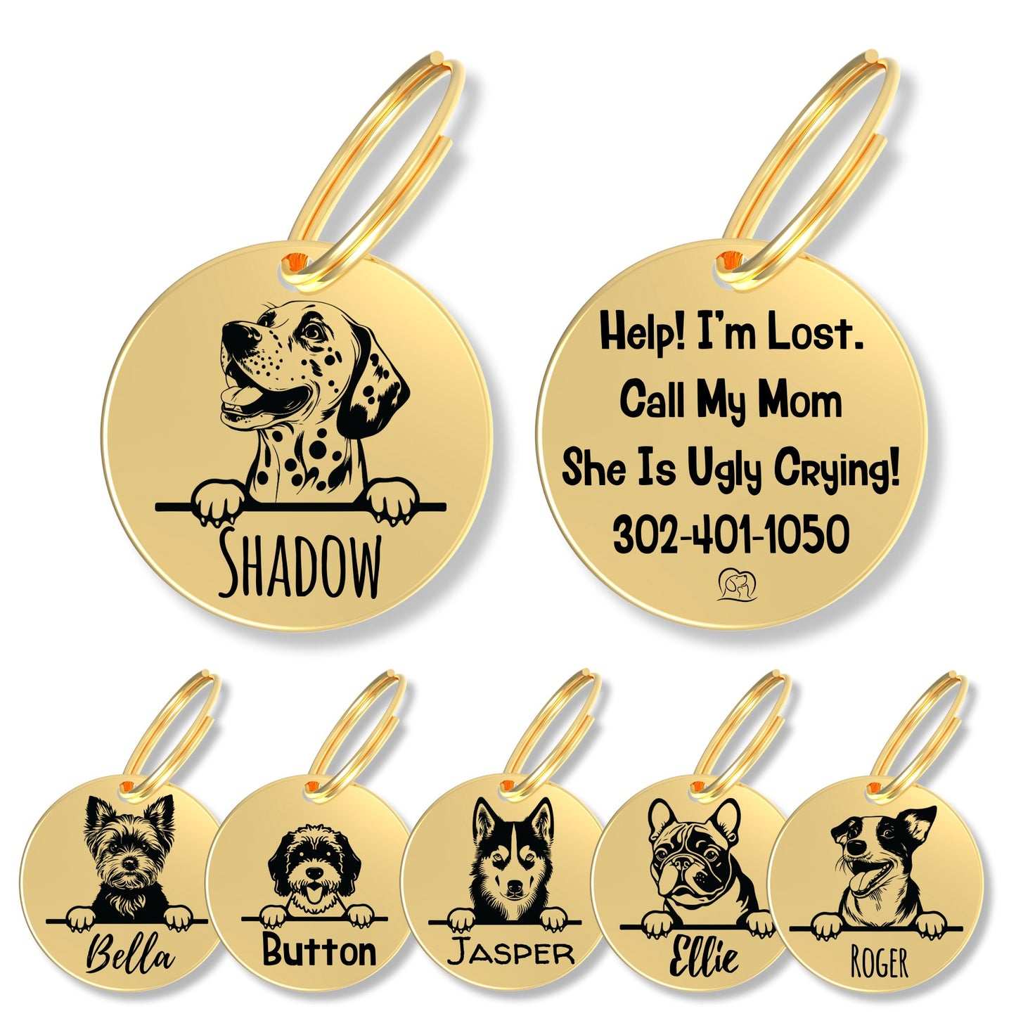 Breed Dog Tag - Personalized Breed Dog Tag (Dalmatian)