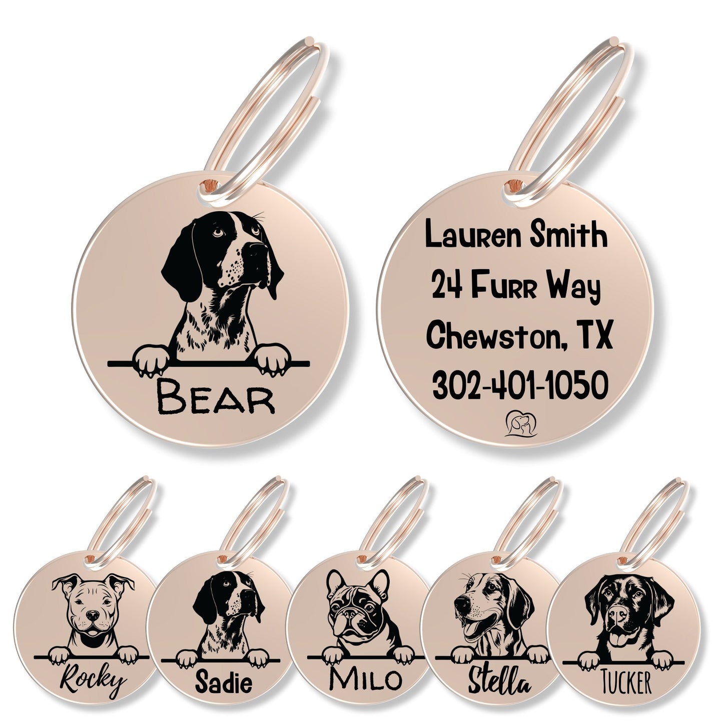 Breed Dog Tag - Personalized Breed Dog Tag (German Shorthair)
