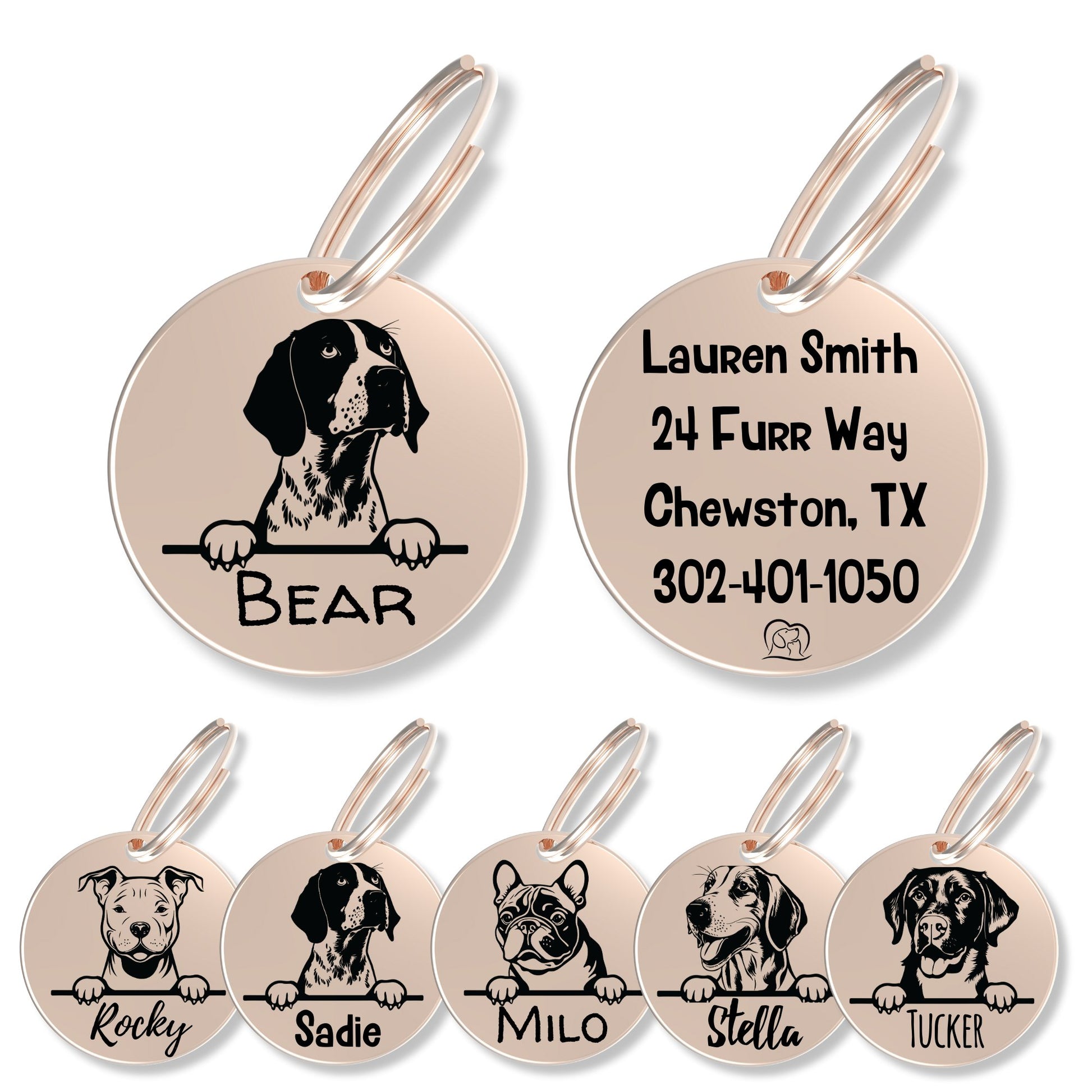 Breed Dog Tag - Personalized Breed Dog Tag (German Shorthair)