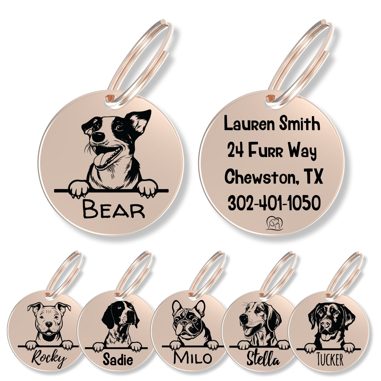Breed Dog Tag - Personalized Breed Dog Tag (Jack Russell)