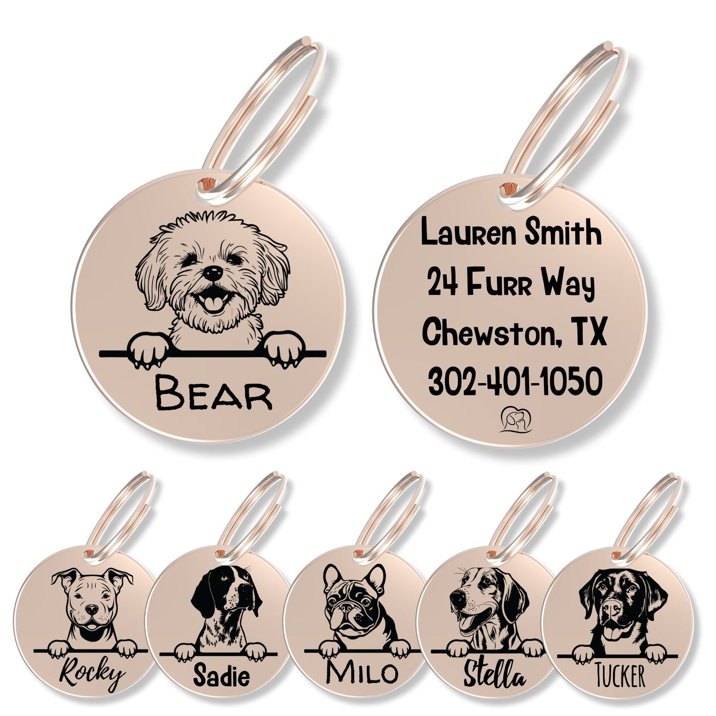 Breed Dog Tag - Personalized Breed Dog Tag (Maltese)