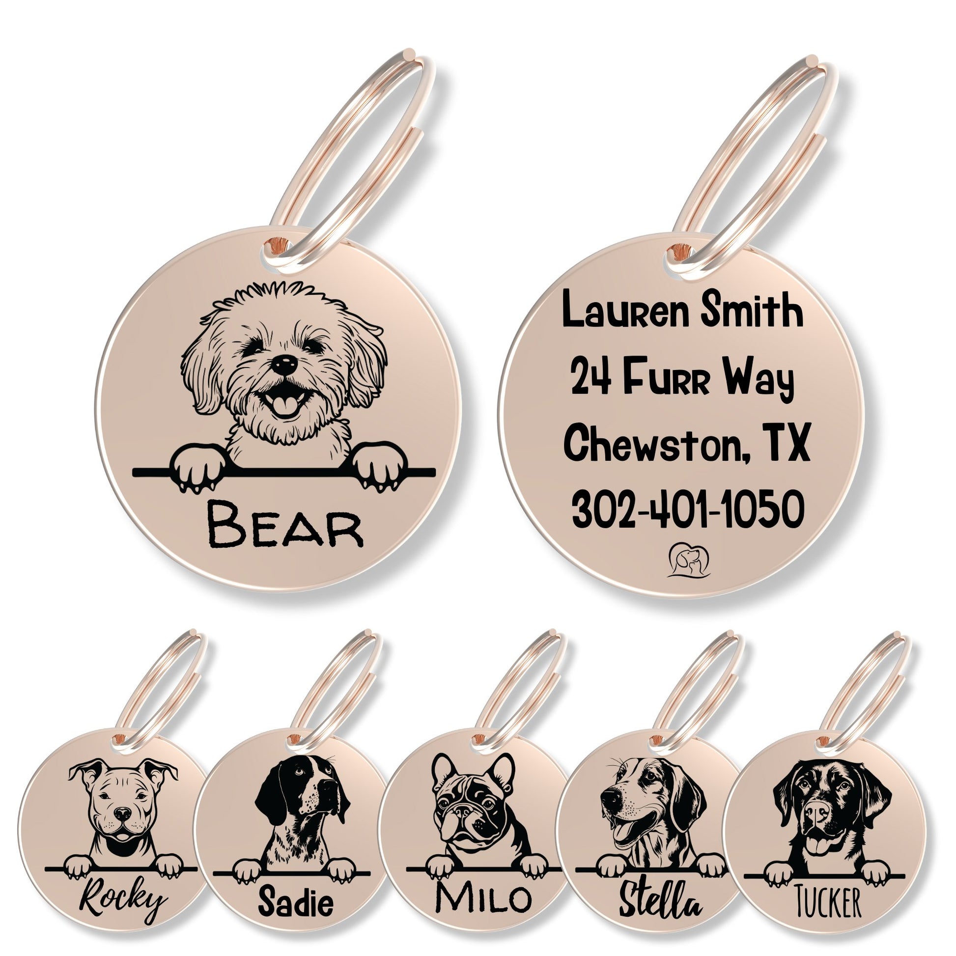 Breed Dog Tag - Personalized Breed Dog Tag (Maltese)