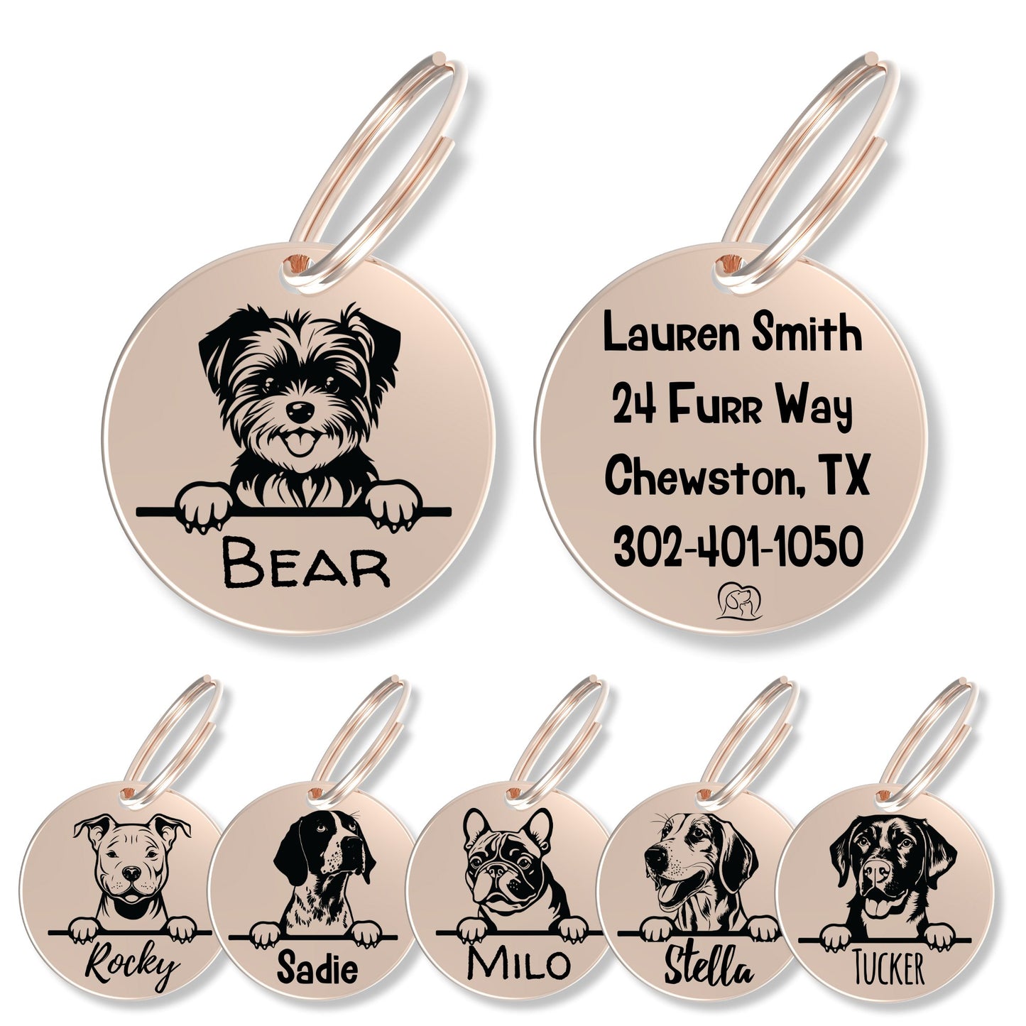 Breed Dog Tag - Personalized Breed Dog Tag (Morkie)
