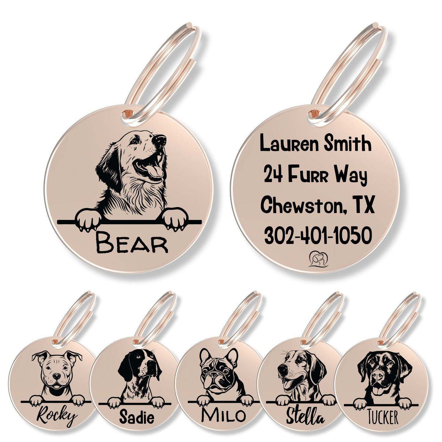 Breed Dog Tag - Personalized Breed Dog Tag (Pyranees)