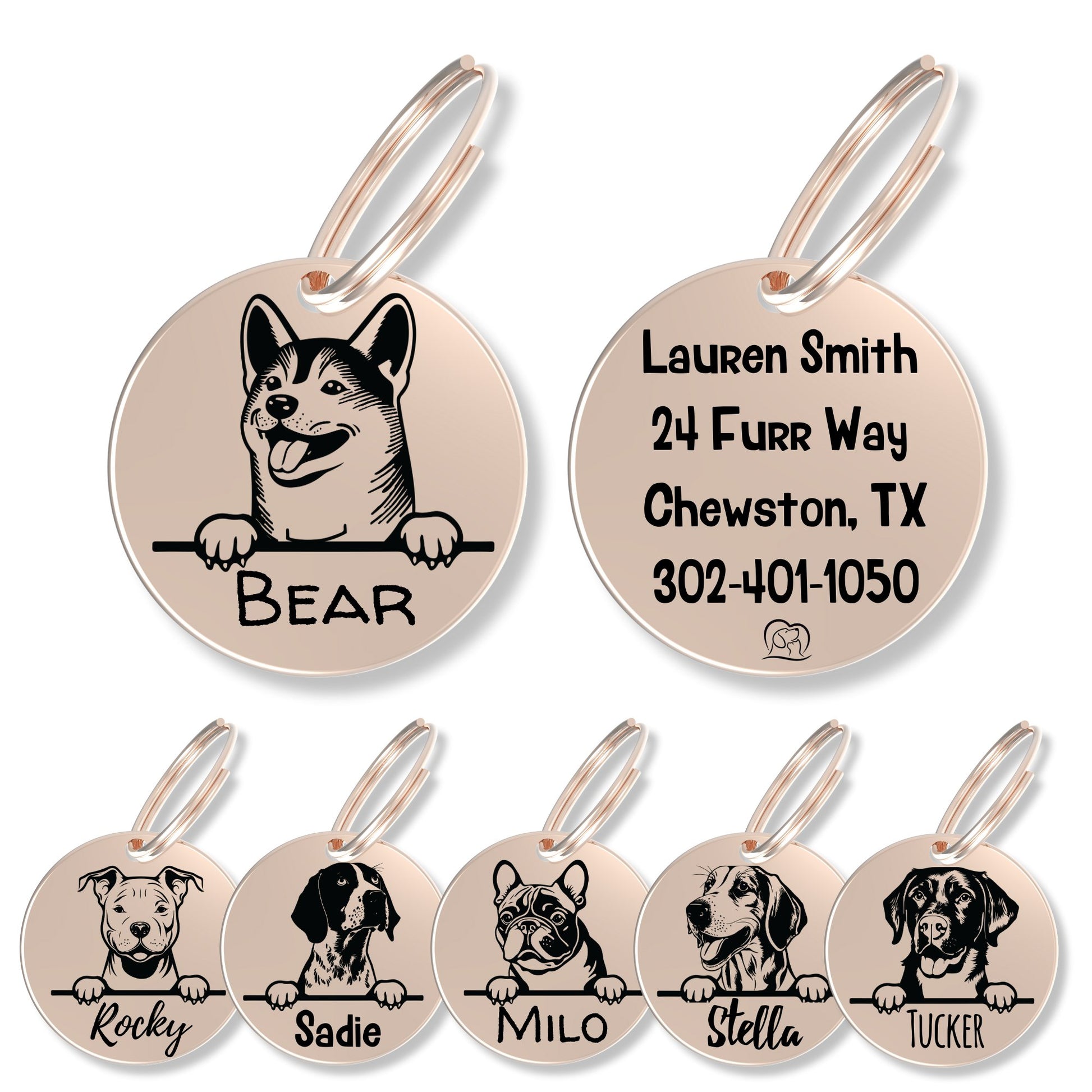Breed Dog Tag - Personalized Breed Dog Tag (Shiba Inu)