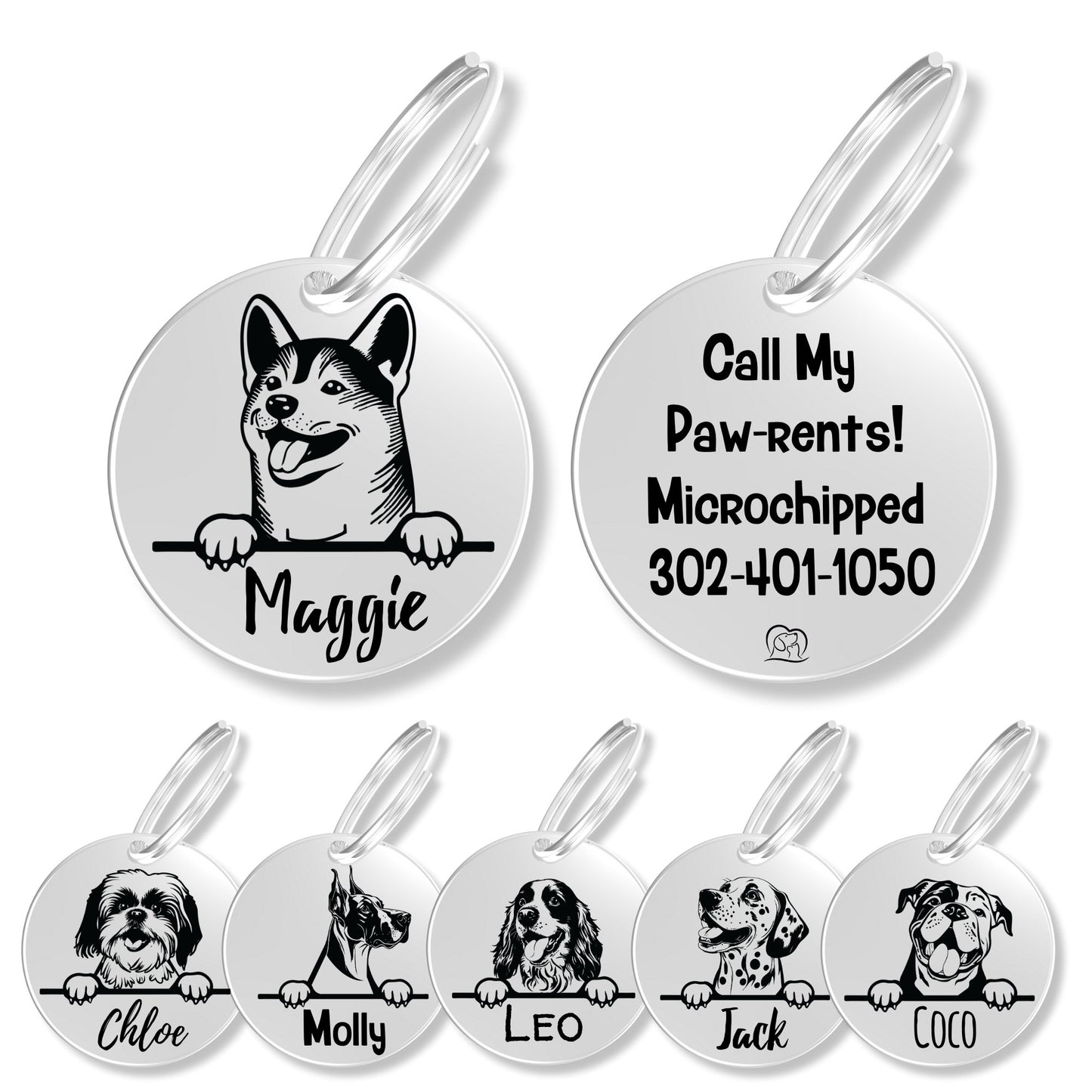 Breed Dog Tag - Personalized Breed Dog Tag (Shiba Inu)