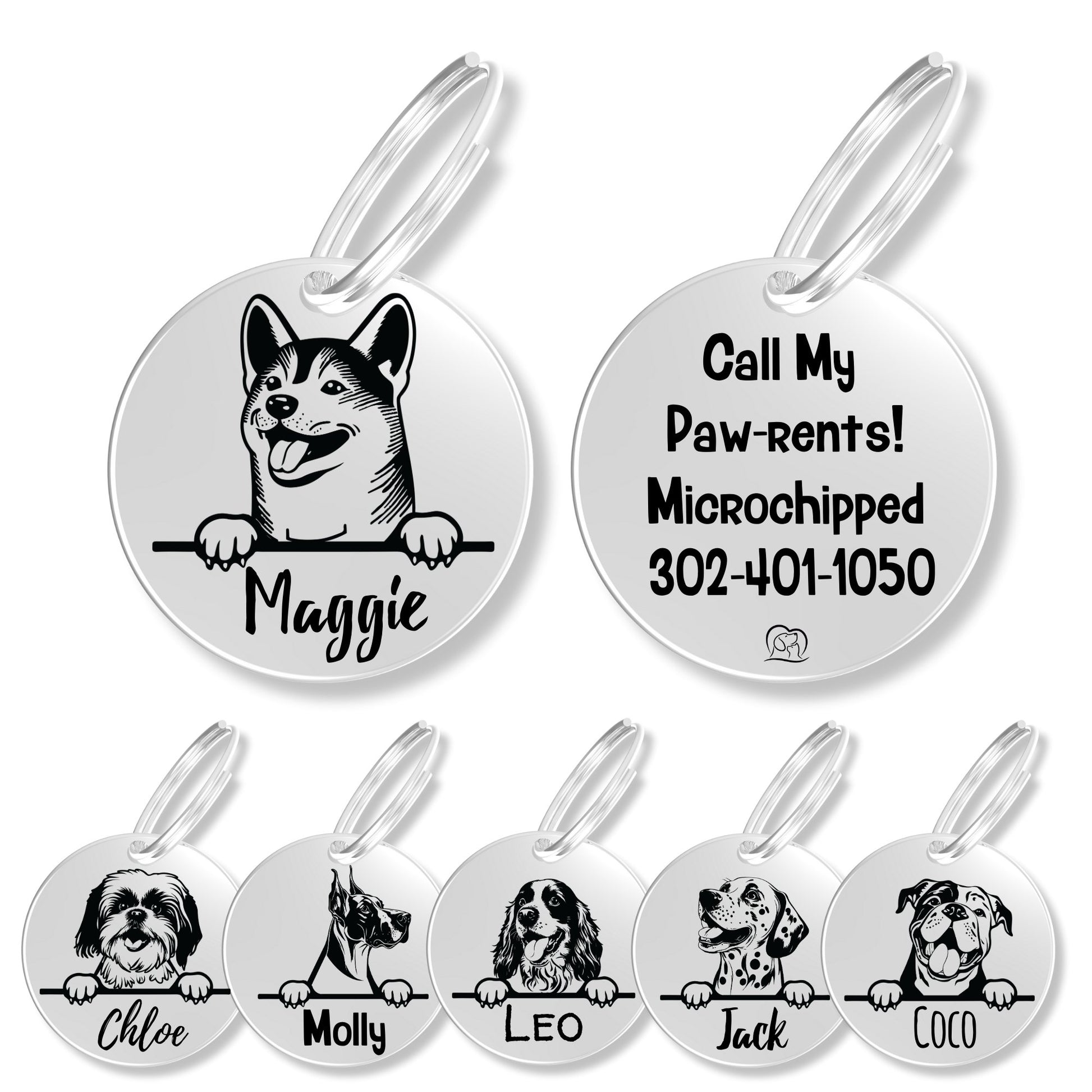 Breed Dog Tag - Personalized Breed Dog Tag (Shiba Inu)