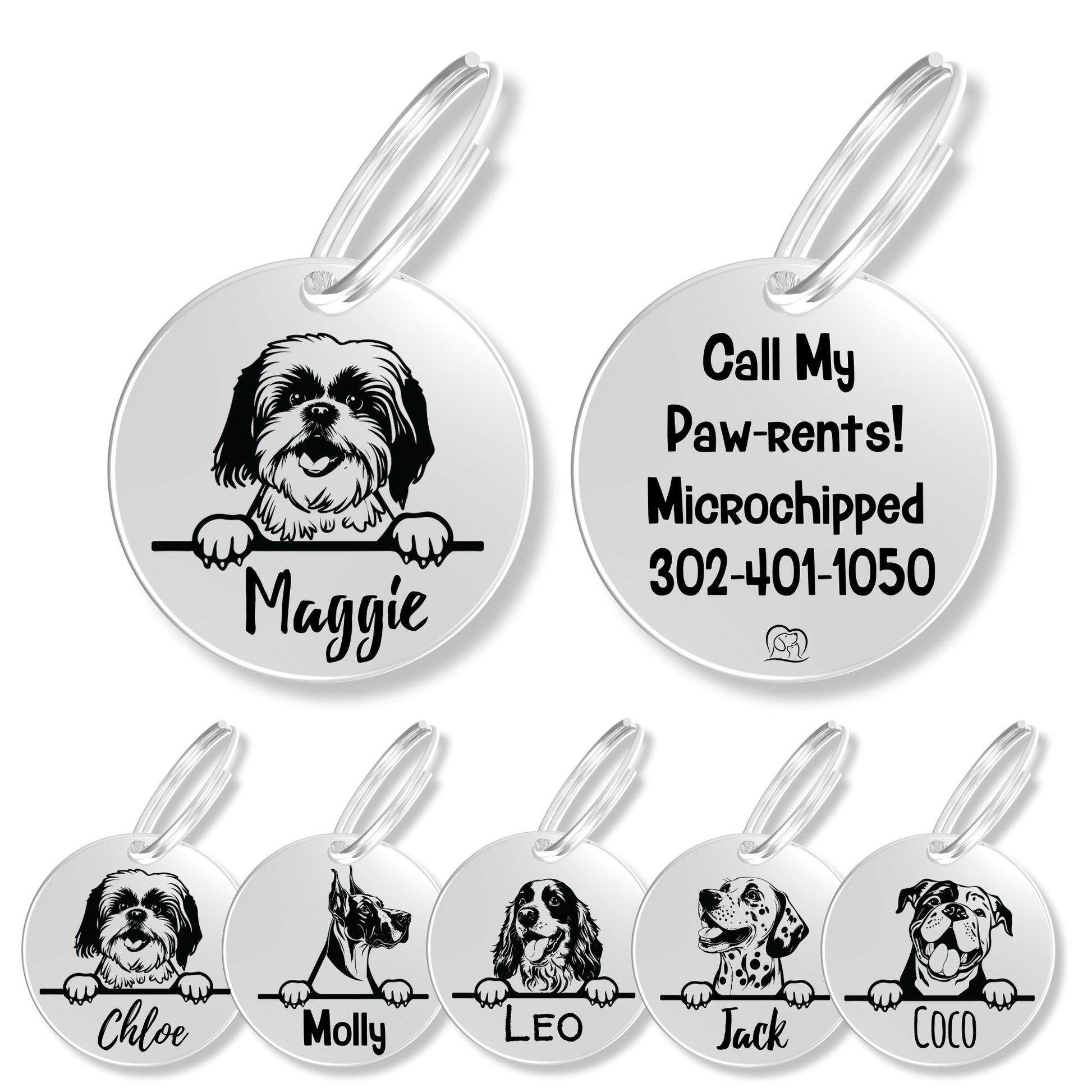 Breed Dog Tag - Personalized Breed Dog Tag (Shih Tzu)