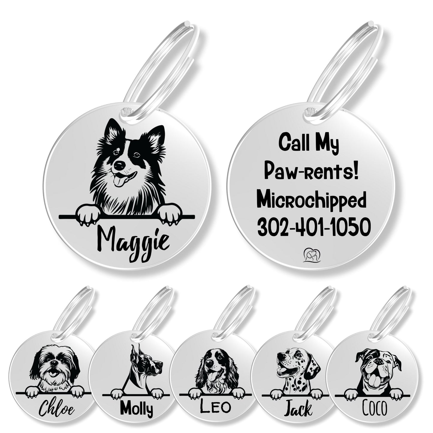 Breed Dog Tag - Personalized Breed Dog Tag (Shtlan Sheepdog)