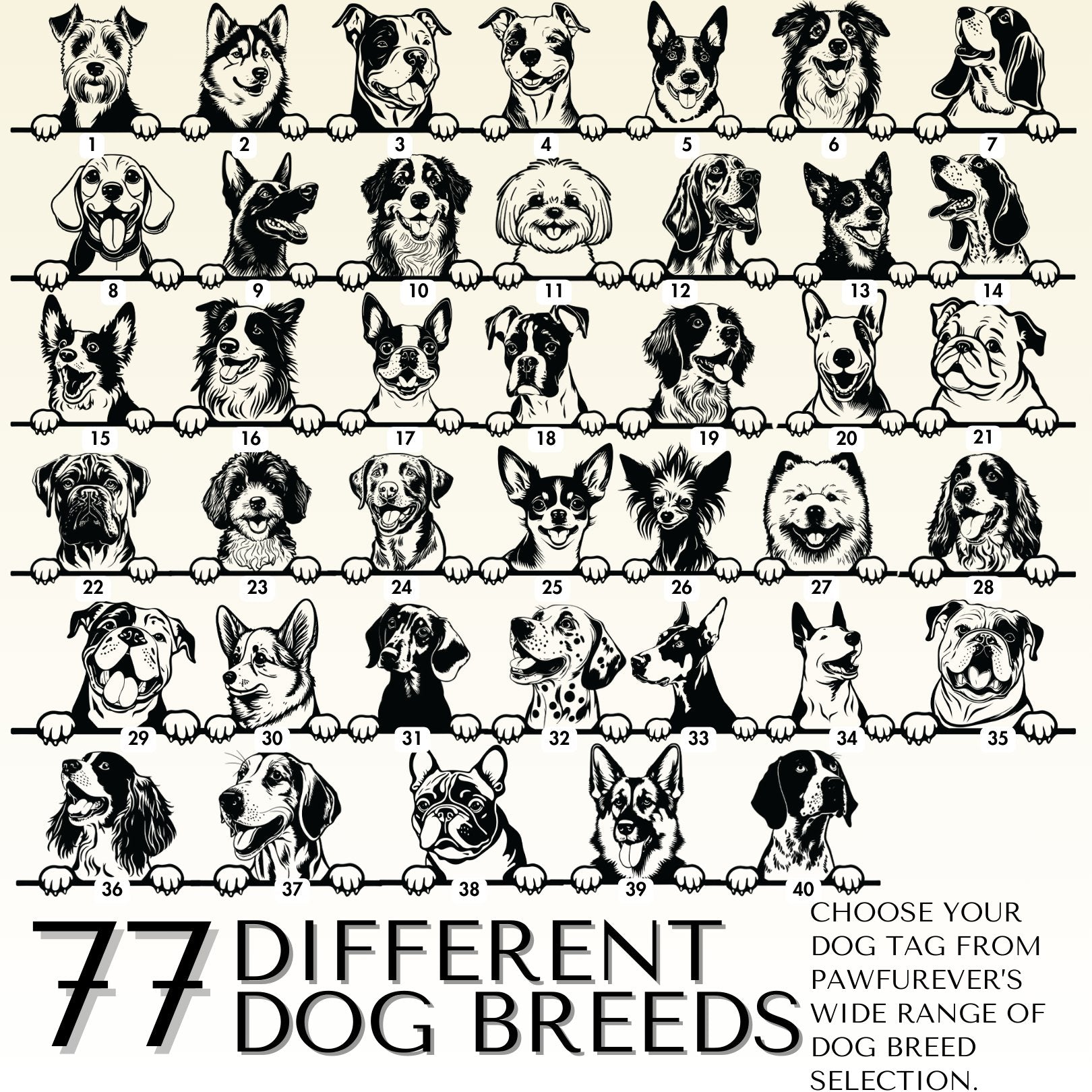 Breed Dog Tag - Personalized Breed Dog Tag (West Highland Te)