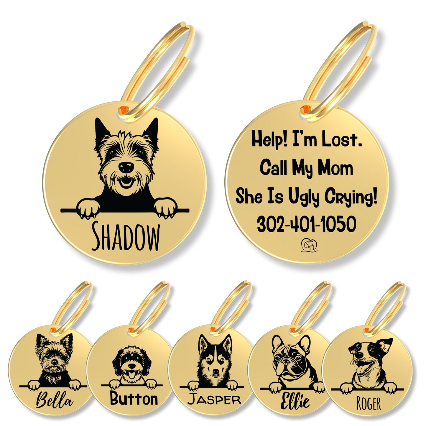 Breed Dog Tag - Personalized Breed Dog Tag (West Highland Te)