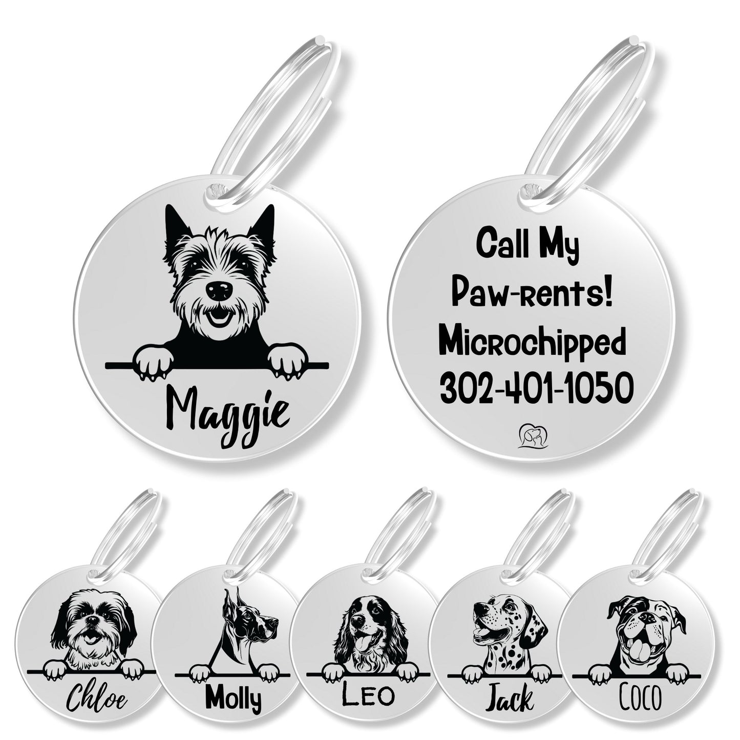Breed Dog Tag - Personalized Breed Dog Tag (West Highland Te)