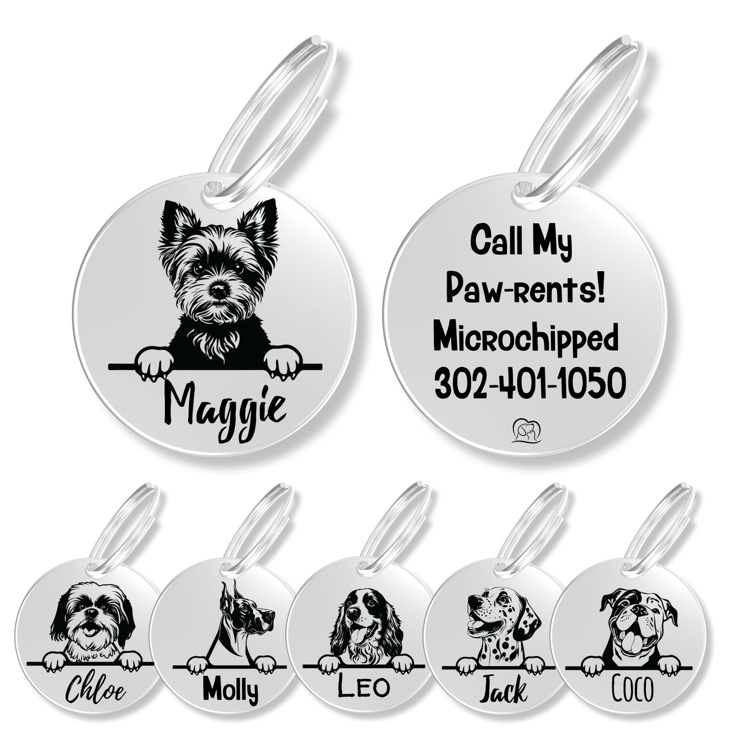 Breed Dog Tag - Personalized Breed Dog Tag (Yorkshire Terrie)