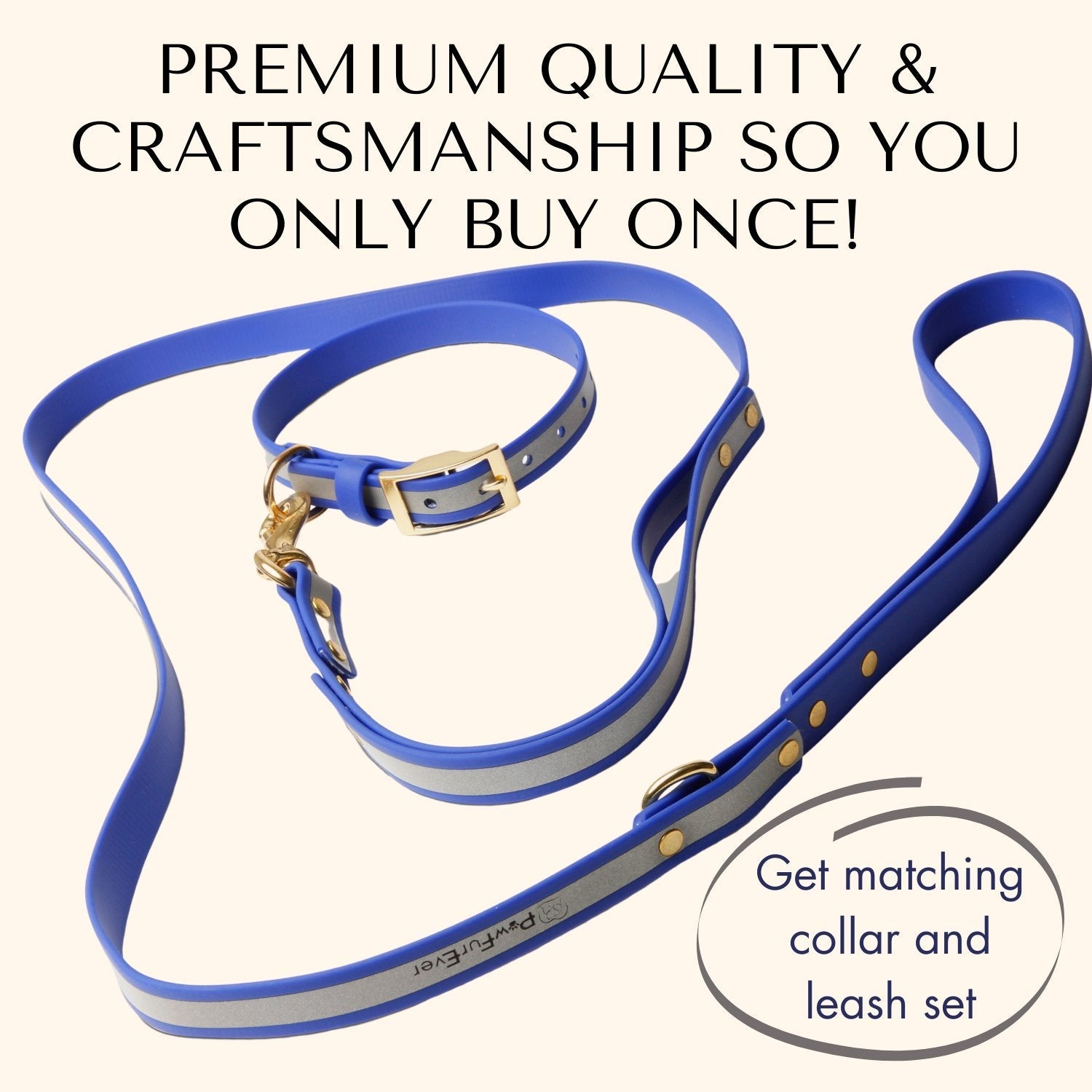 Collars - Blue Reflective Waterproof Dog Collar - Stylish and Smell Free (Pink, Reflective)