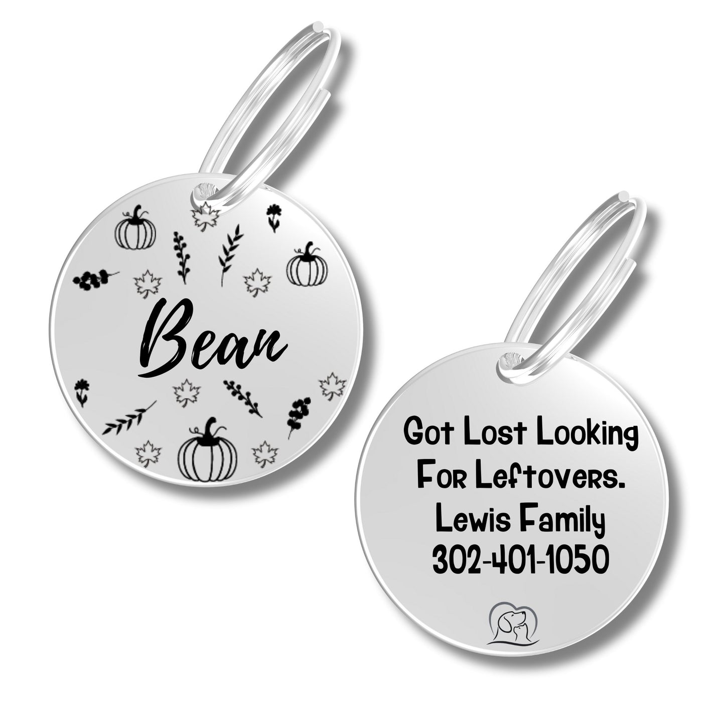 - Dog Christmas Tags (Pumpkin)