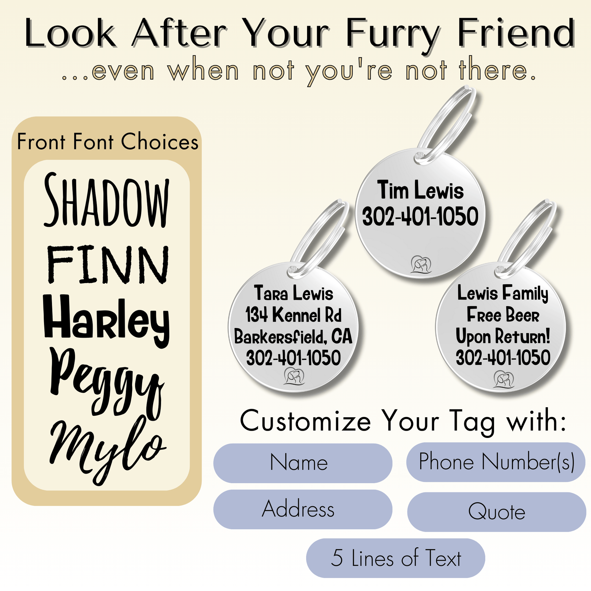 - Dog Christmas Tags (Rudy)