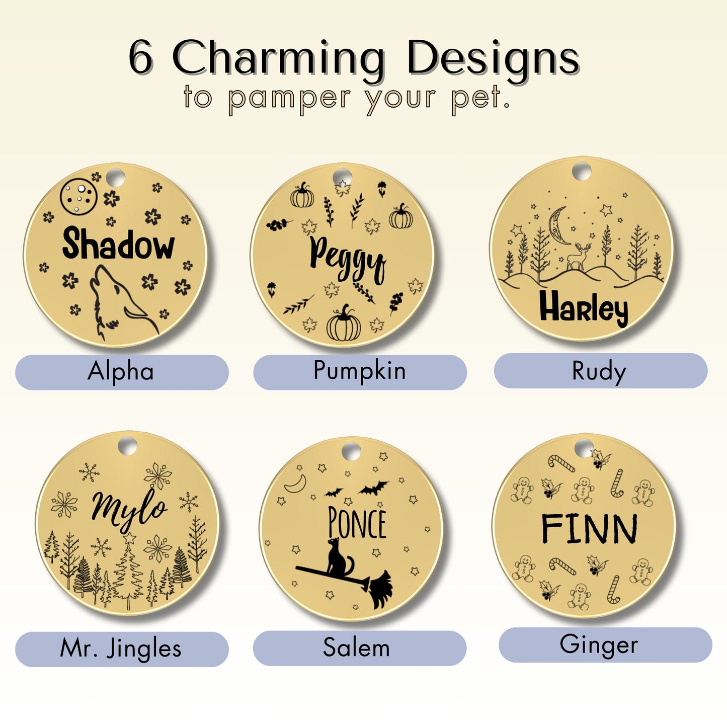 - Dog Christmas Tags (Rudy)