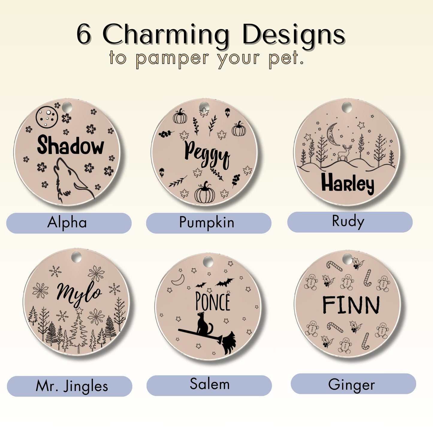 - Dog Christmas Tags (Rudy)