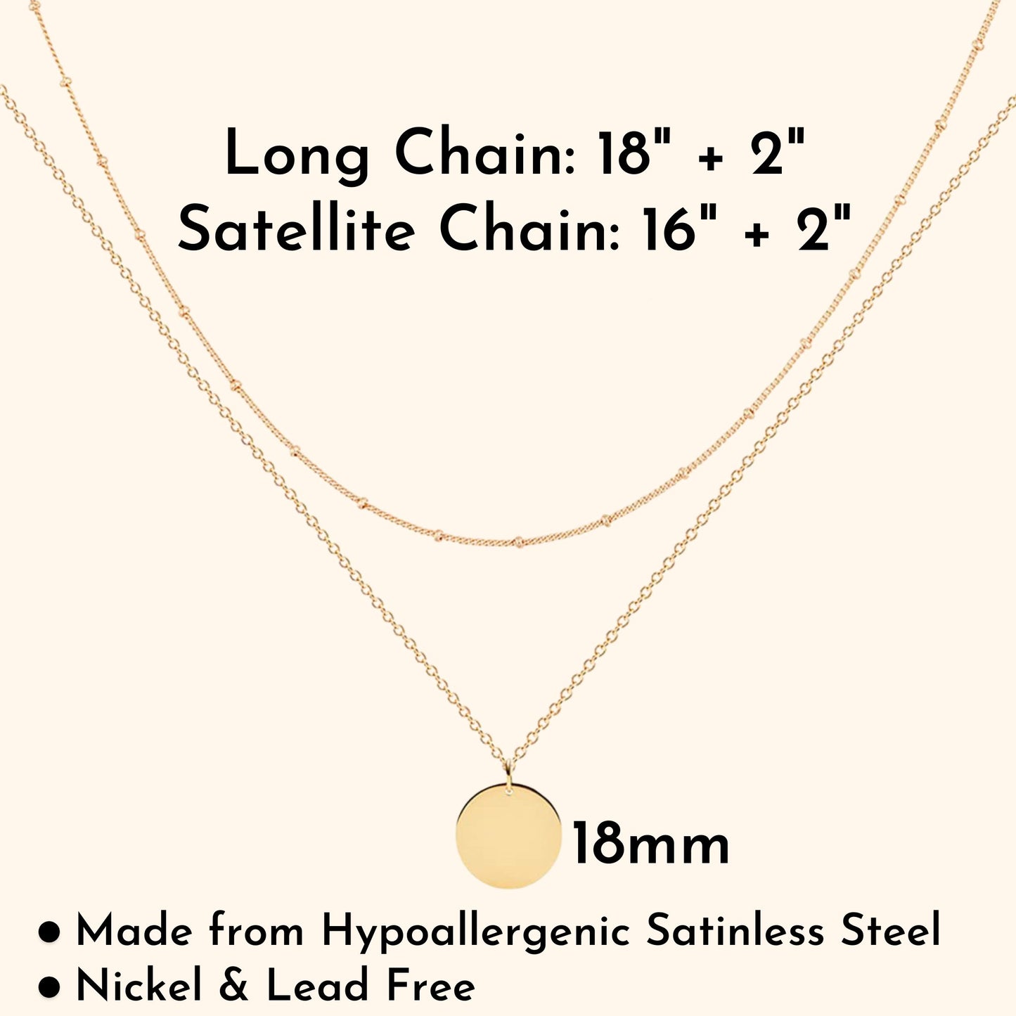 Necklace - Engraved Necklace with Engraved Pet's Face (Gold)