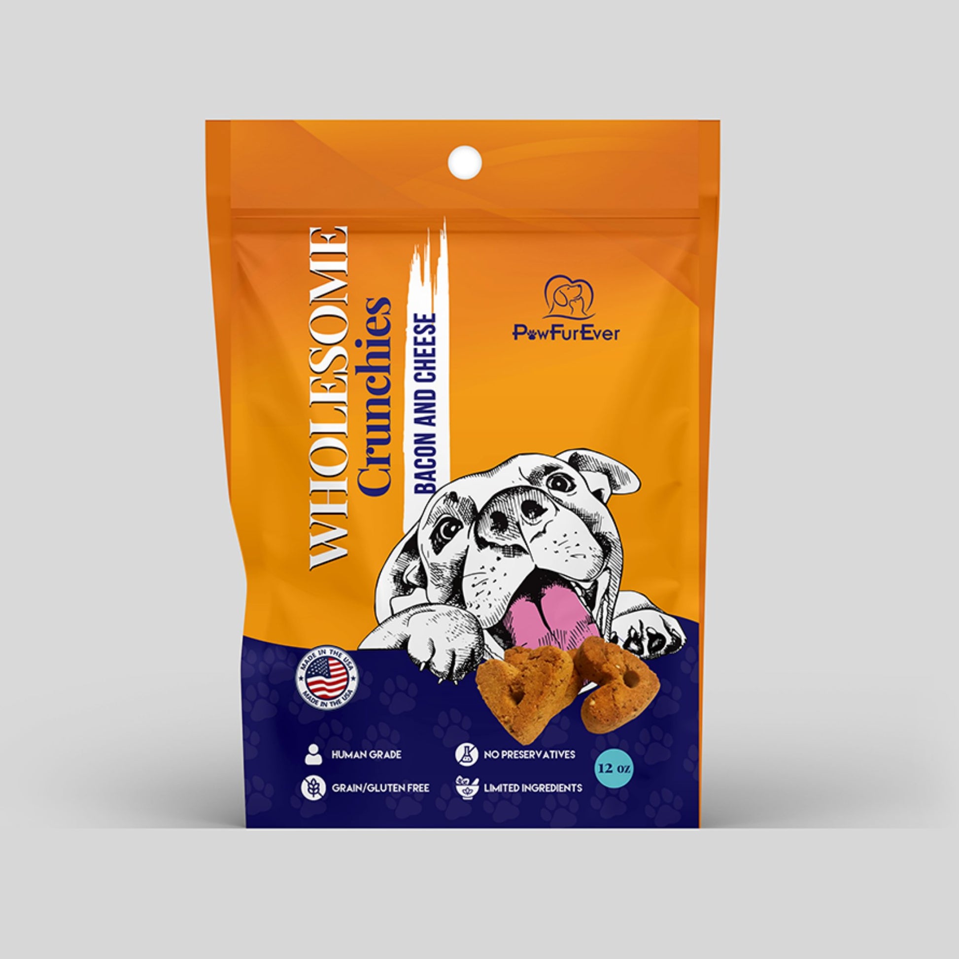 Treats - Wholesome Cheese & Bacon Dog Treats