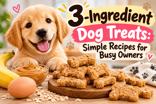 3-Ingredient Dog Treats: Simple Recipes for Busy Pet Parents - PawFurEver