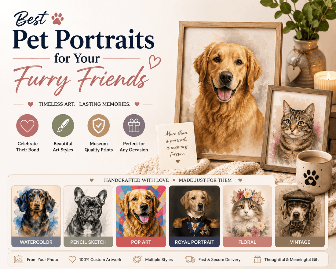 Capturing Memories: The Best Pet Portraits for Your Furry Friends - PawFurEver