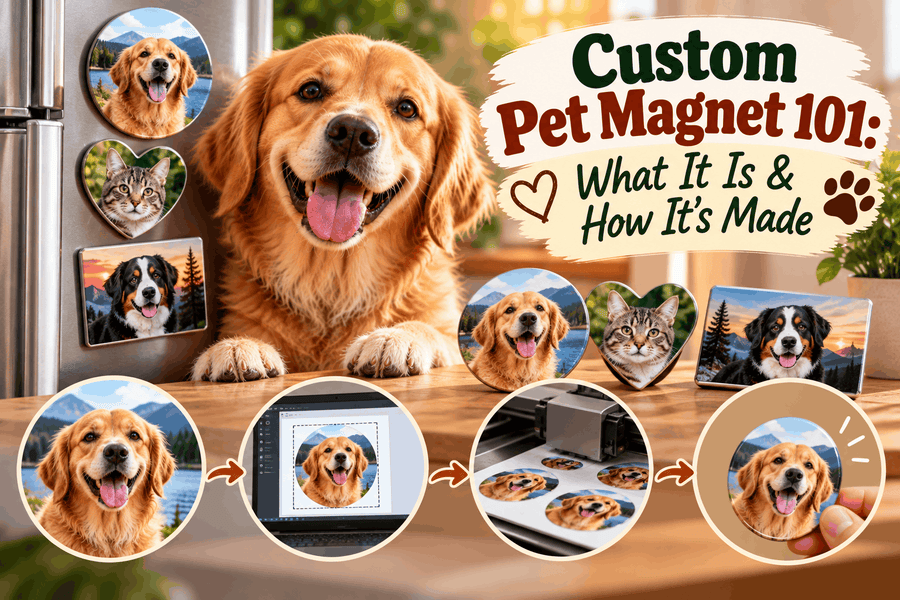 Custom Pet Magnet 101: What It Is & How It’s Made - PawFurEver
