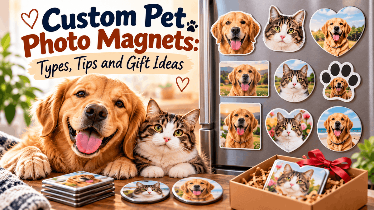 Custom Pet Photo Magnets: Types, Tips and Gift Ideas - PawFurEver