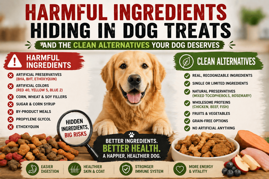 Harmful Ingredients Hiding in Dog Treats and the Clean Alternatives Your Dog Deserves - PawFurEver