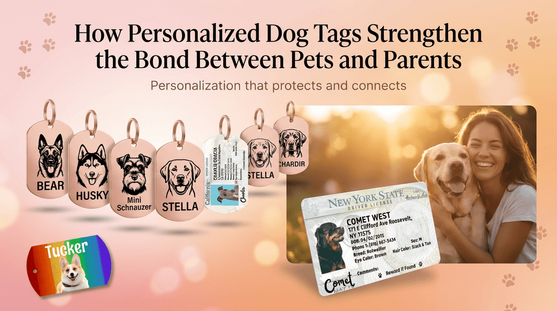 How Personalized Dog Tags Strengthen the Bond Between Pets and Parents - PawFurEver