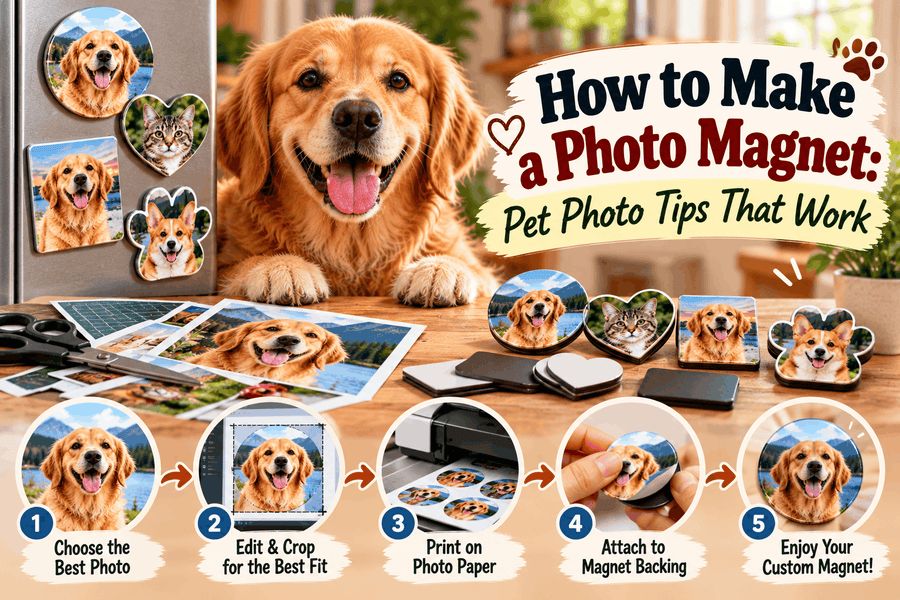 How to Make a Photo Magnet: Pet Photo Tips That Work - PawFurEver