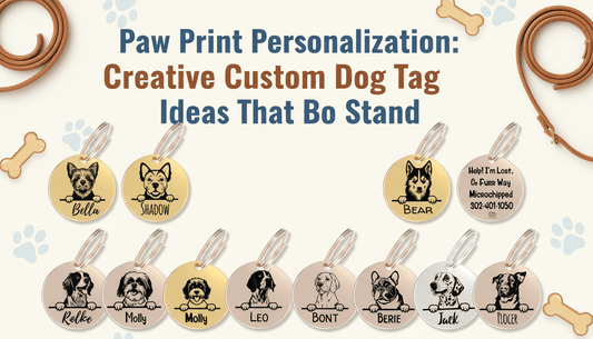 Paw Print Personalization: Creative Custom Dog Tag Ideas That Stand Out - PawFurEver