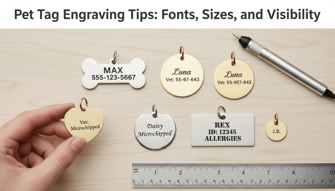 Pet Tag Engraving Tips: Fonts, Sizes, and Visibility - PawFurEver