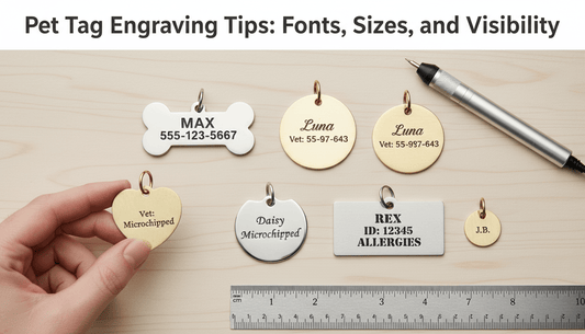 Pet Tag Engraving Tips: Fonts, Sizes, and Visibility - PawFurEver