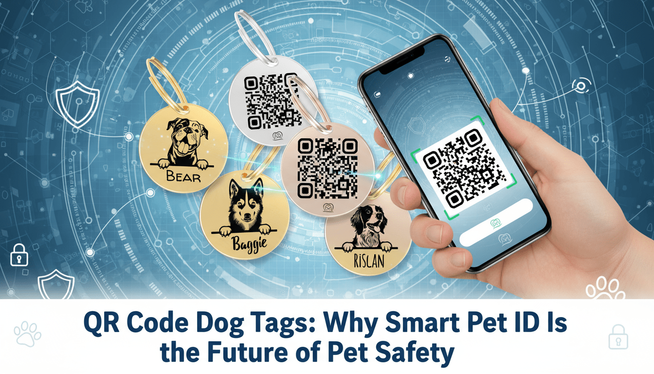 QR Code Dog Tags: Smart Pet ID for Modern Pet Safety – PawFurEver