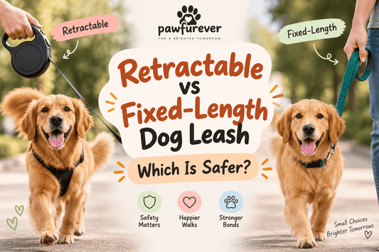 Retractable vs Fixed-Length Dog Leash: Which Is Safer? - PawFurEver