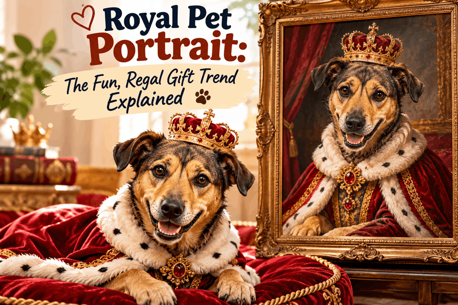 Royal Pet Portrait: The Fun, Regal Gift Trend Explained - PawFurEver