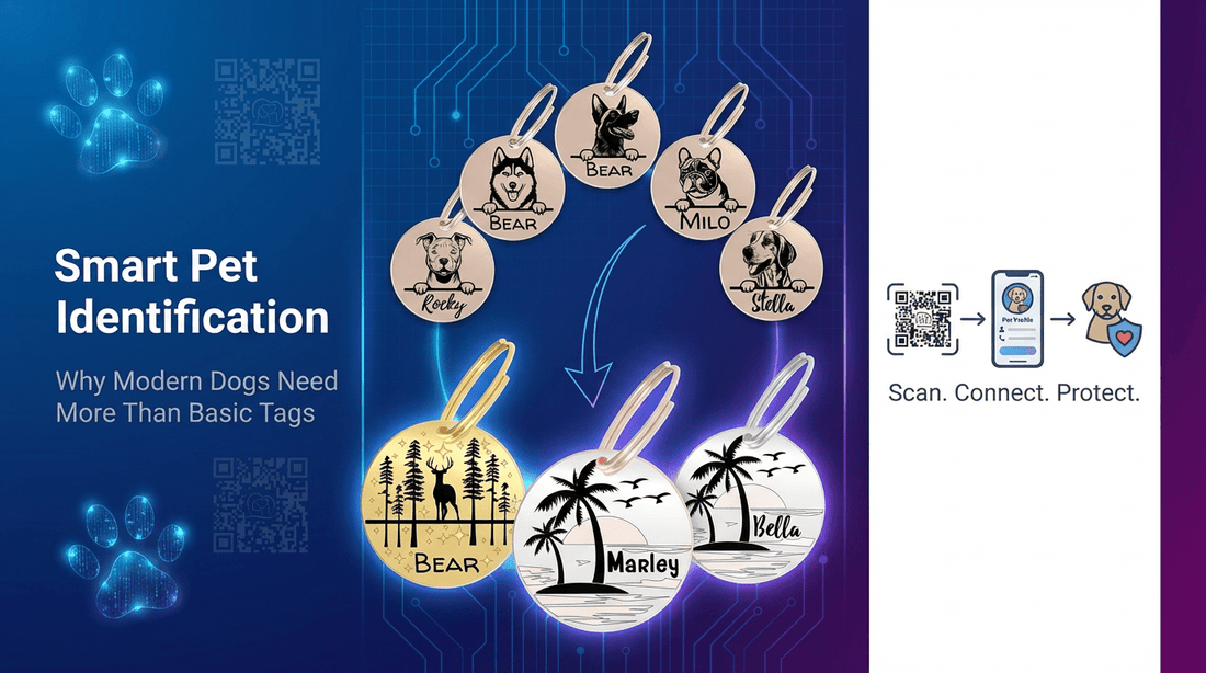 Smart Pet Identification: Why Modern Dogs Need More Than Basic Tags - PawFurEver