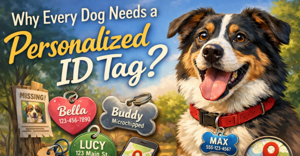 Why Every Dog Needs a Personalized ID Tag? - PawFurEver