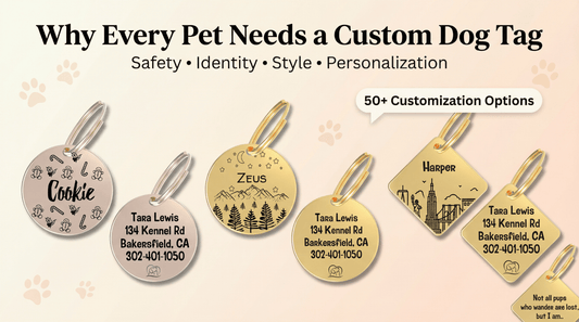 Why Every Pet Needs a Custom Dog Tag: Safety & Style Combined - PawFurEver