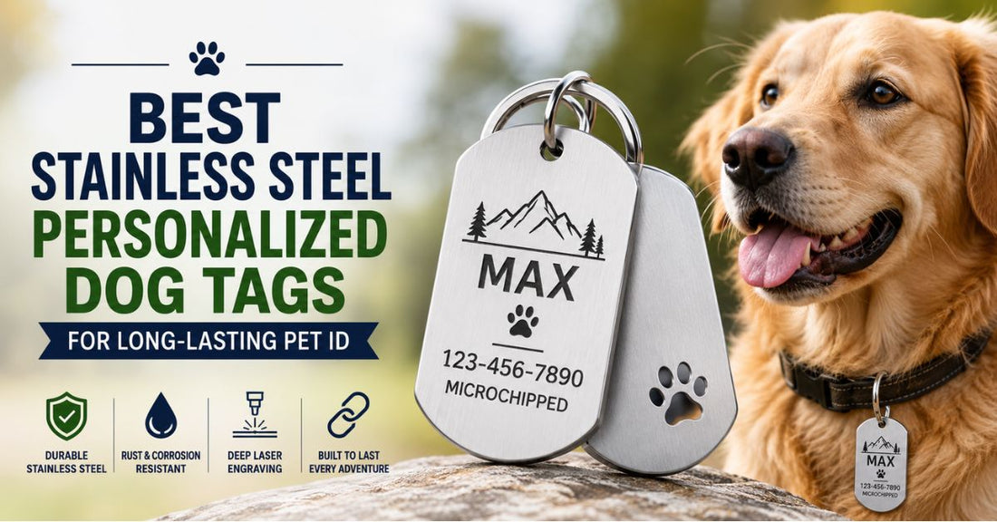 Why Stainless Steel Personalized Dog Tags Are the Only ID Tag Your Dog Will Ever Need - PawFurEver