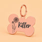 Daisy Birth Flower Dog Tag, April